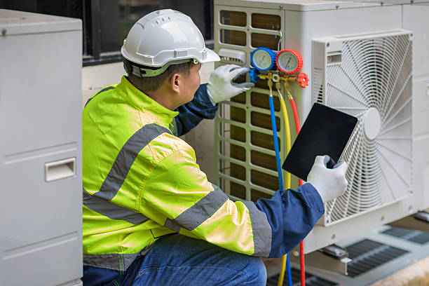 Professional Hvac technician working in Strabane, PA